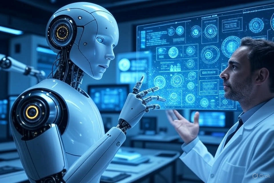 AI helping human in workflow