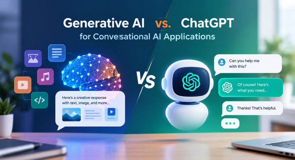 Generative AI vs ChatGPT for Conversational AI Applications