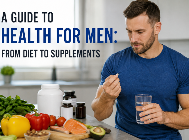 A Guide to Health for Men: From Diet to Supplements